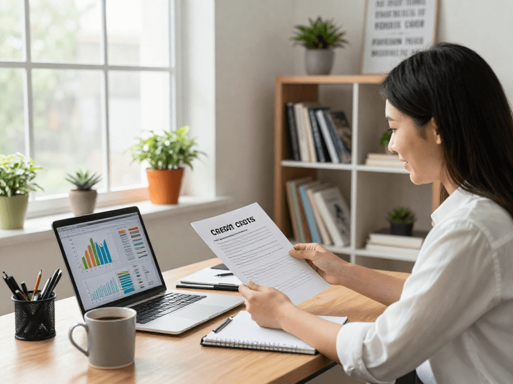 Client consulting with an advisor at https://credit-consolidation.ca/ to discuss effective credit consolidation solutions in a welcoming office.