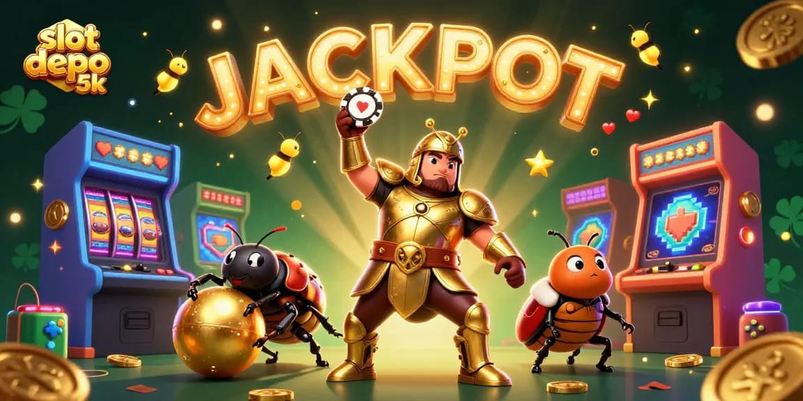 Experience thrilling gameplay with slot depo 5k featuring lucky characters and vibrant game elements.