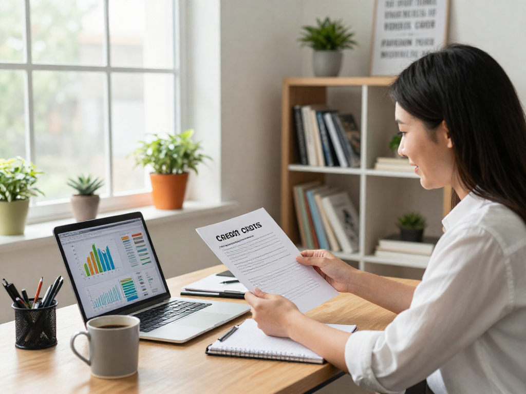 Client consulting with an advisor at https://credit-consolidation.ca/ to discuss effective credit consolidation solutions in a welcoming office.