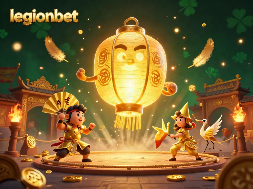 Experience thrilling gameplay at legionbet with a vibrant 3D casino scene featuring powerful spirit characters.