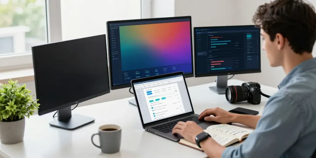 Professional workspace illustrating instant indexing strategies with analytics tools.